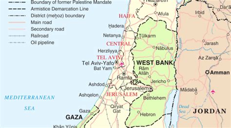 history west bank israel wikipedia